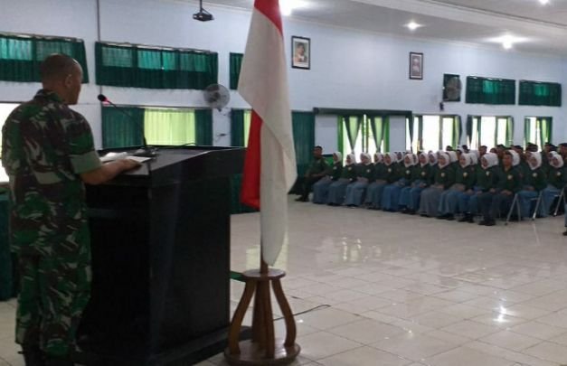 Foto: Ratusan SLTA di Malang saat MengIkuti Penataran di Dodik Bela Negara Rindam V/Brawijaya