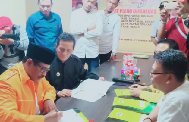 Foto: Akhmad Marjuki, saat daftar Cawabup