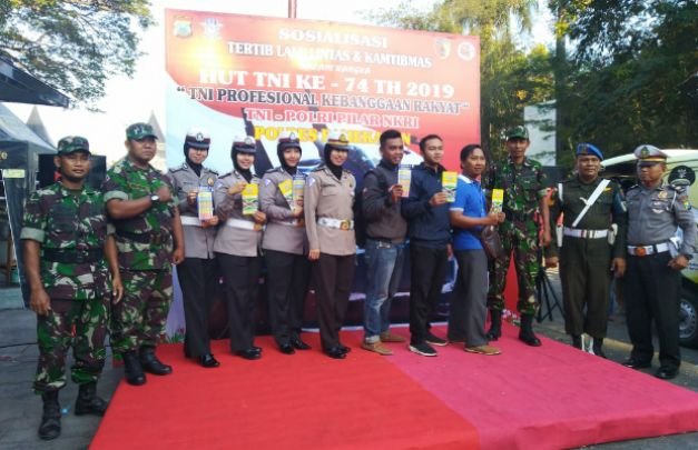 Foto: sosialisasi keselamatan di jalanSatlantas Polres Pamekasan 