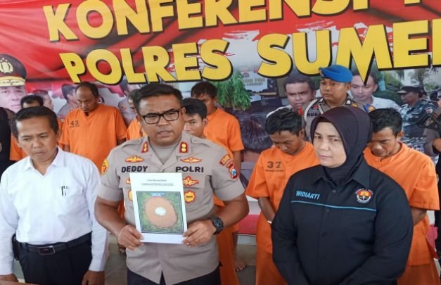 Foto: Kapolres Sumenep saat gelar press release 