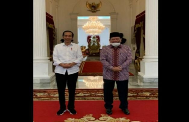 Foto : Presiden RI bersama Ketua DPD RI 