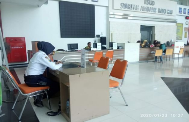 Foto : Suasana di ruang Lobby RSUD Syamrabu Bangkalan