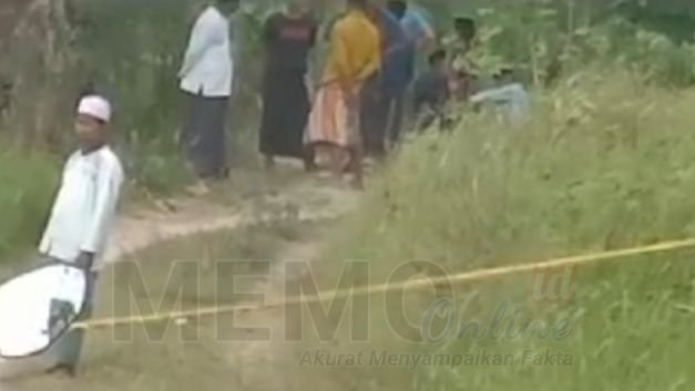 Foto : Tempat Kejadian Perkara korban pembunuhan di desa Pelanggaran Barat Kecamatan Banyuates (Tangkapan layar)
