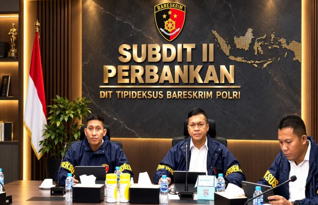 Foto : Subdit II Perbankan Dit Tipideksus Bareskrim Polri