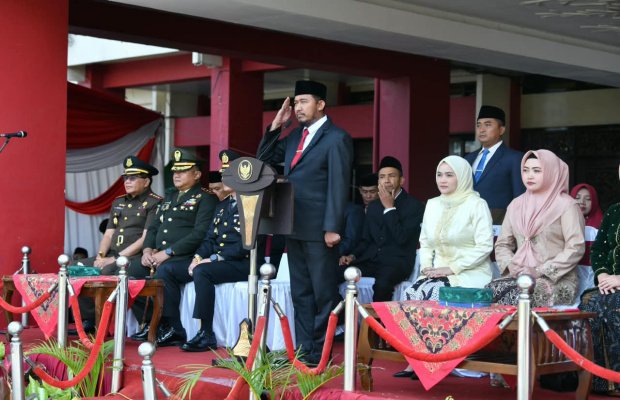 Foto: Bupati Sumenep Ahmad Fauzi Wongsojudo di upacara Hari Kesaktian Pancasila
