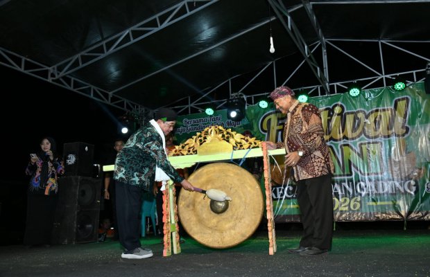 Foto: Wakil Bupati Sumenep saat Membuka Festival Tani Ganding 2026
