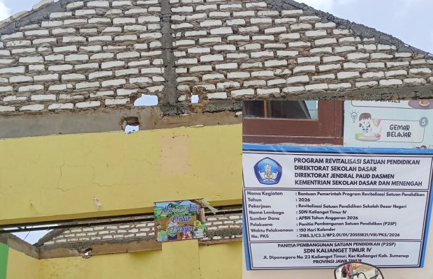 Foto: Revitalisasi SDN Kalianget Timur IV 