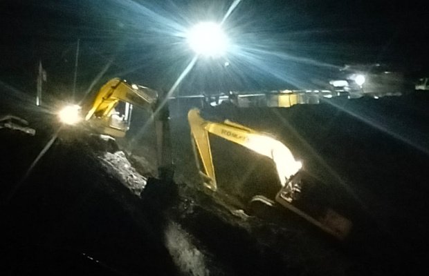 Foto: dok.memo aktivitas alat berat,di lokasi pnmbang berinisial,MH