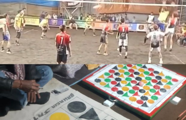 Foto: Suasana Turnamen Bola Voly Ganesha Cup Yang Dikotori Arena Judi 