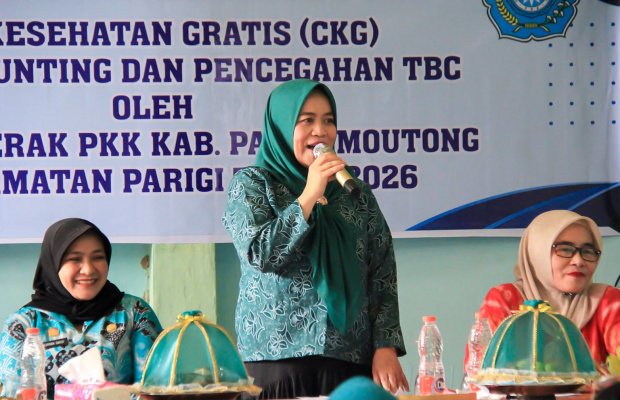 Foto: Ketua Tim Penggerak PKK Kabupaten Parigi Moutong, Hestiwati Nanga